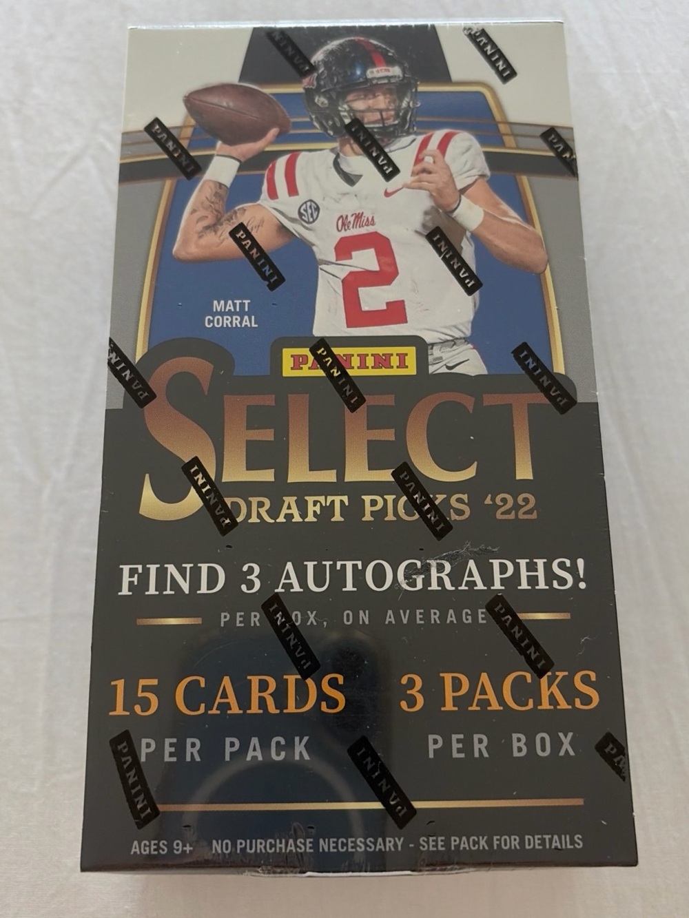 Panini Select Draft Picks '22 Football Box - Black/Gold/Blue